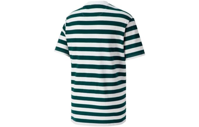 Camiseta de rayas MMQ «Verde»