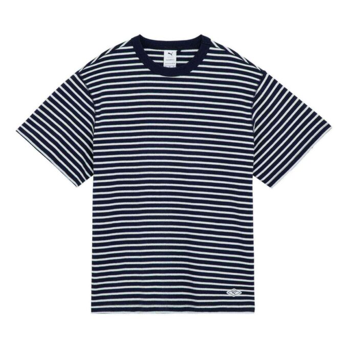 Camiseta de rayas PUMA x Nanamica «Azul marino»