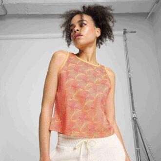 Camiseta de tirantes estampada Essentials para mujer
