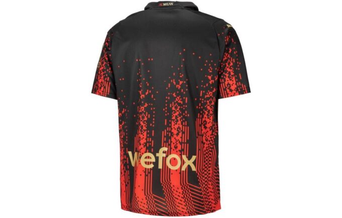 Camiseta de visitante del AC Milan 2022/2023, 4.ª edición, versión estadio, «Roja»