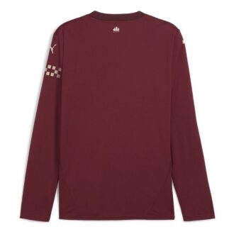 Camiseta de visitante del Manchester City 24/25 (manga larga) «Roja»