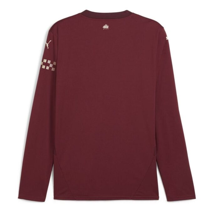 Camiseta de visitante del Manchester City 24/25 (manga larga) «Roja»