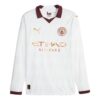 Camiseta de visitante del Manchester City para niño, temporada 2023/24, «Blanca»