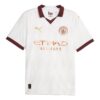 Camiseta de visitante Stadium del Manchester City para hombre 2023-24 «Blanca»