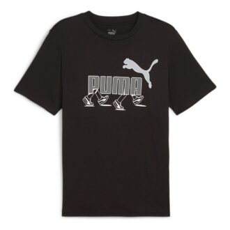 Camiseta deportiva con gráficos «Negra»