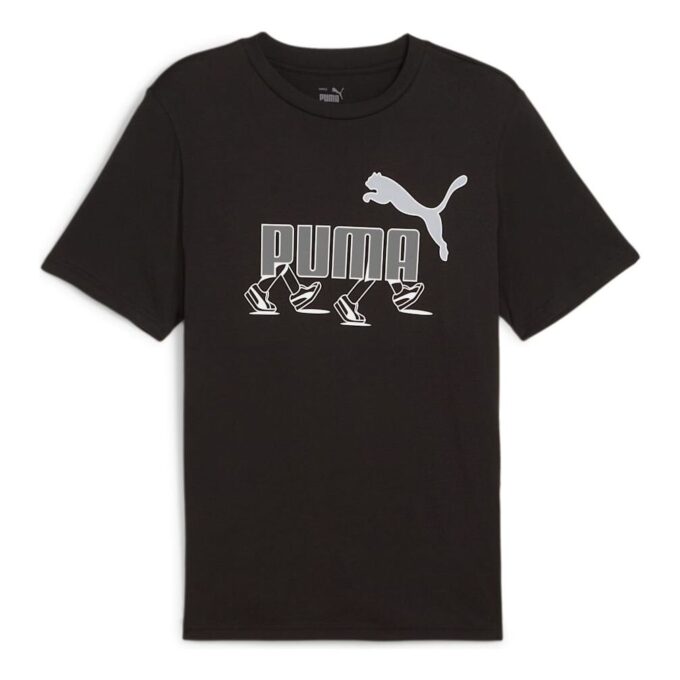 Camiseta deportiva con gráficos «Negra»