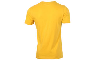 Camiseta deportiva de manga corta con el logotipo clásico para hombre, color amarillo