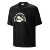 Camiseta deportiva de montaña para acampar «negra»
