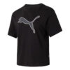 Camiseta deportiva gráfica para mujer «Negro y gris»