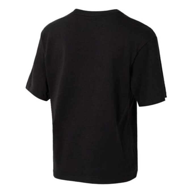 Camiseta deportiva gráfica para mujer «Negro y gris»