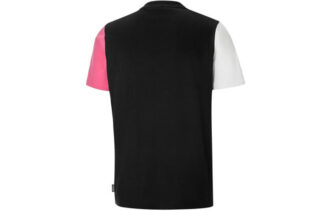 Camiseta deportiva informal de cuello redondo y manga corta PUMA x Mr Doodle Crossover, color negro
