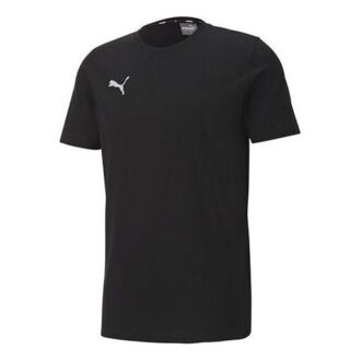 Camiseta Essential Regular Fit con logo estampado «Negra»