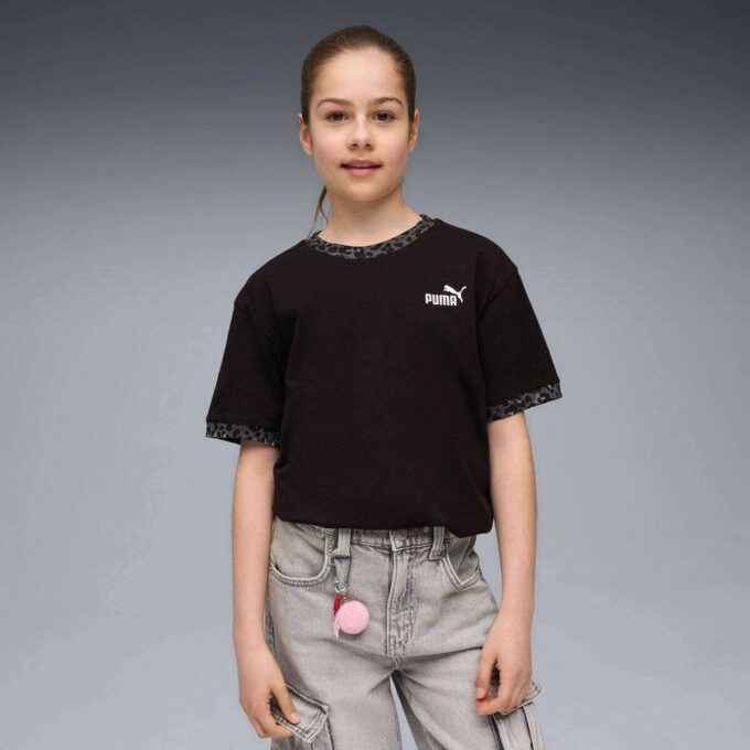 Camiseta Essentials con estampado animal para niños grandes Camiseta Essentials con estampado animal para niños grandes