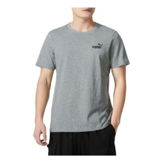Camiseta Essentials con logo pequeño «Gris»
