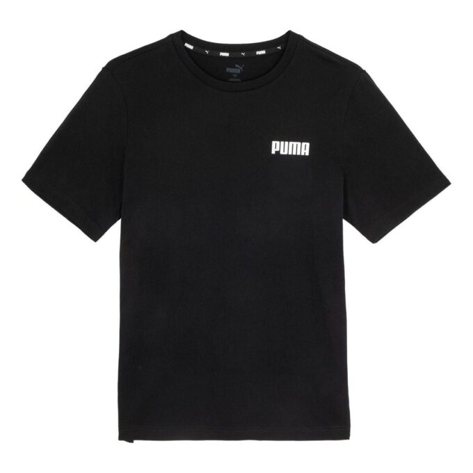 Camiseta Essentials con logo pequeño «Negra»