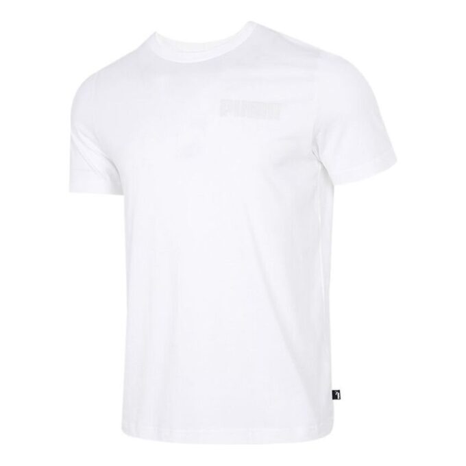 Camiseta estampada de cuello redondo «Blanca»