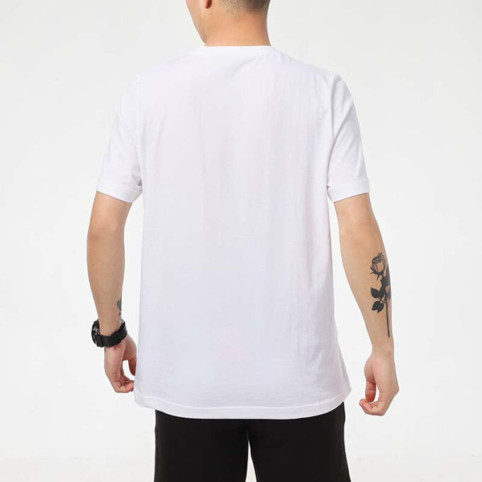Camiseta estampada de cuello redondo «Blanca»