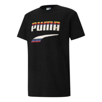 Camiseta estampada de cuello redondo «Negro y blanco»