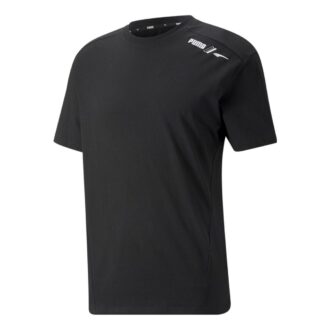 Camiseta estampada de goma gráfica «Negra»