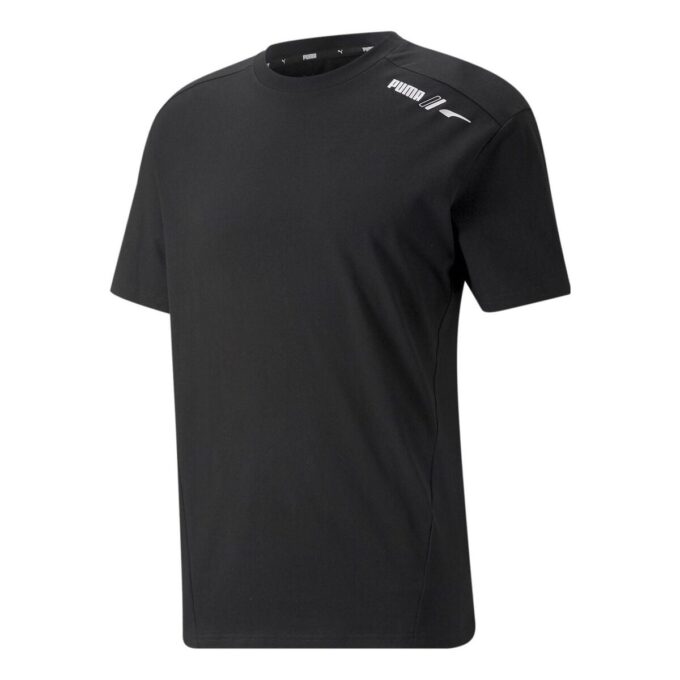 Camiseta estampada de goma gráfica «Negra»