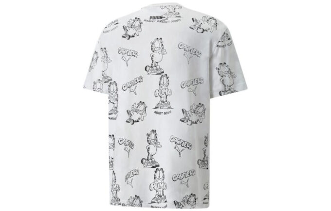 Camiseta estampada PUMA x GARFIELD «Blanca»