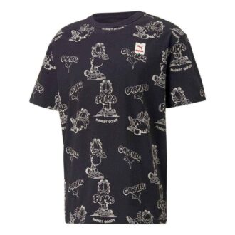 Camiseta estampada PUMA x GARFIELD «Negra»