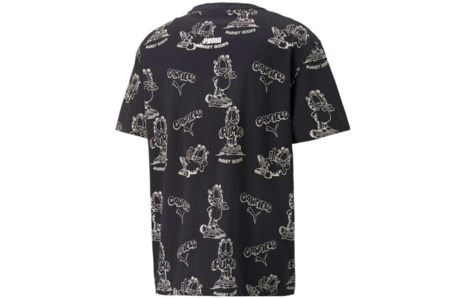 Camiseta estampada PUMA x GARFIELD «Negra»