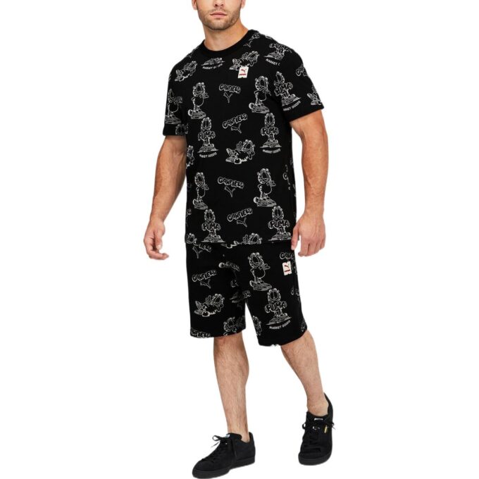 Camiseta estampada PUMA x GARFIELD «Negra»