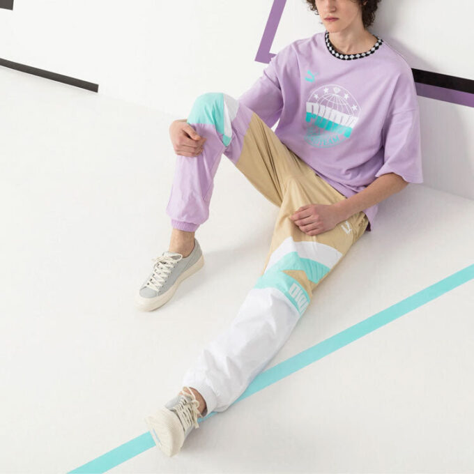 Camiseta extragrande PUMA x Diamond «Morada»
