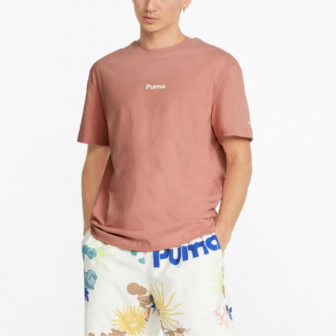 Camiseta gráfica Adventure Planet «Rosa»