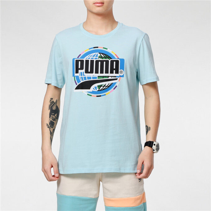 Camiseta gráfica «Azul Negro»