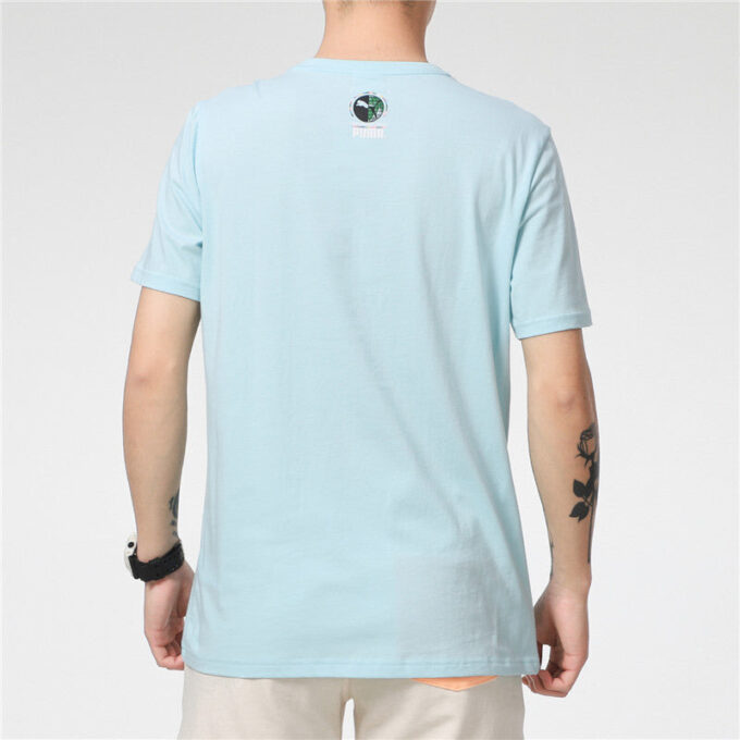 Camiseta gráfica «Azul Negro»