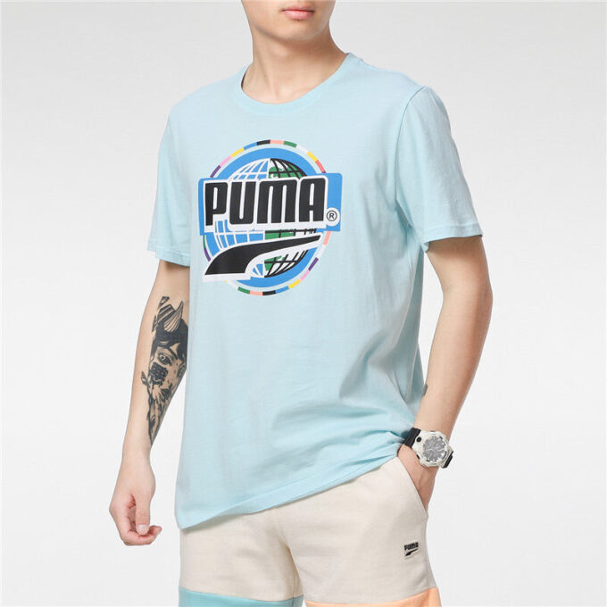Camiseta gráfica «Azul Negro»