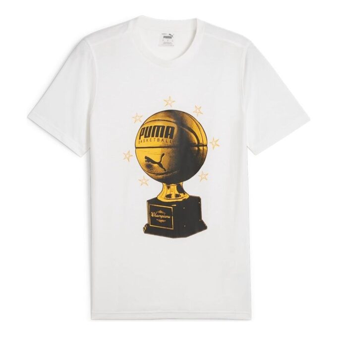 Camiseta gráfica de baloncesto «Blanca»