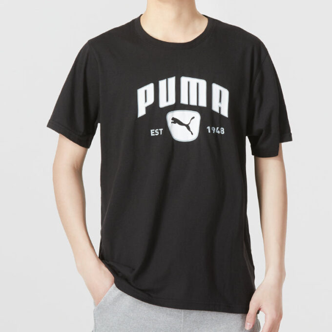 Camiseta gráfica de entrenamiento de alto rendimiento «Negra»