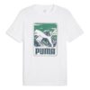 Camiseta gráfica de montaña «Blanca»