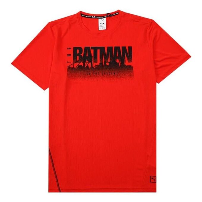 Camiseta gráfica de rendimiento PUMA x Batman «Roja»
