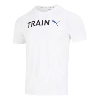 Camiseta gráfica de tren «blanca»