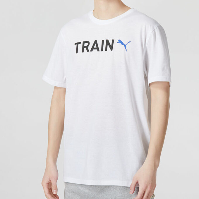 Camiseta gráfica de tren «blanca»