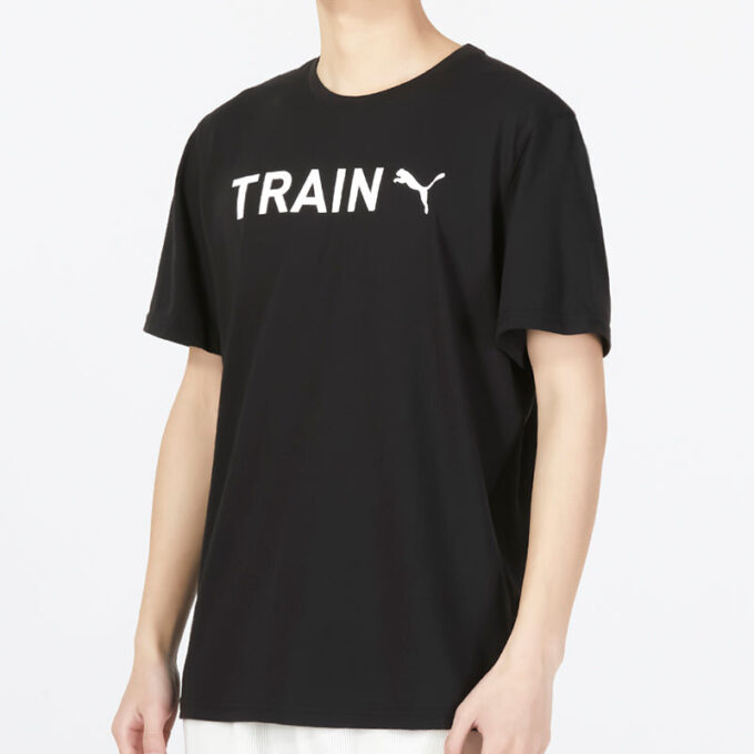 Camiseta gráfica de tren «Negra»