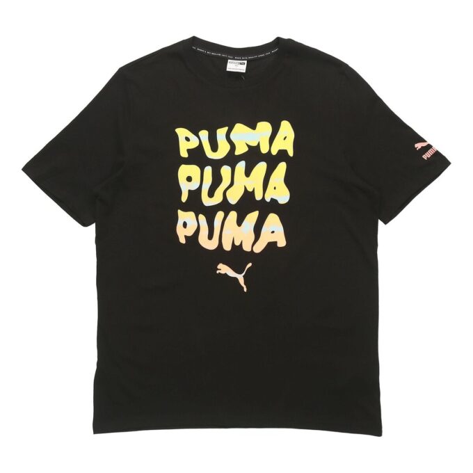 Camiseta gráfica de verano «Negra»