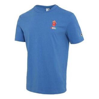Camiseta gráfica del centro «Azul»