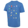 Camiseta gráfica del centro «Azul»