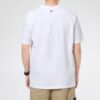 Camiseta gráfica del centro «Blanco y rosa»