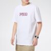 Camiseta gráfica del centro «Blanco y rosa»