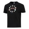 Camiseta gráfica del centro «Negra»