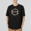 Camiseta gráfica del centro «Negra»