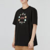 Camiseta gráfica del centro «Negra»
