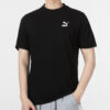 Camiseta gráfica del club de tenis «Negra»