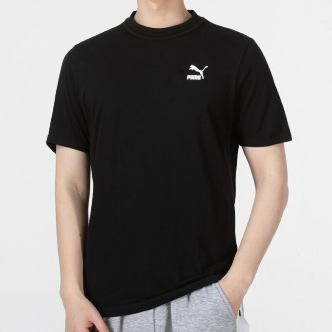 Camiseta gráfica del club de tenis «Negra»